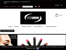 Tablet Screenshot of cosmod.fr